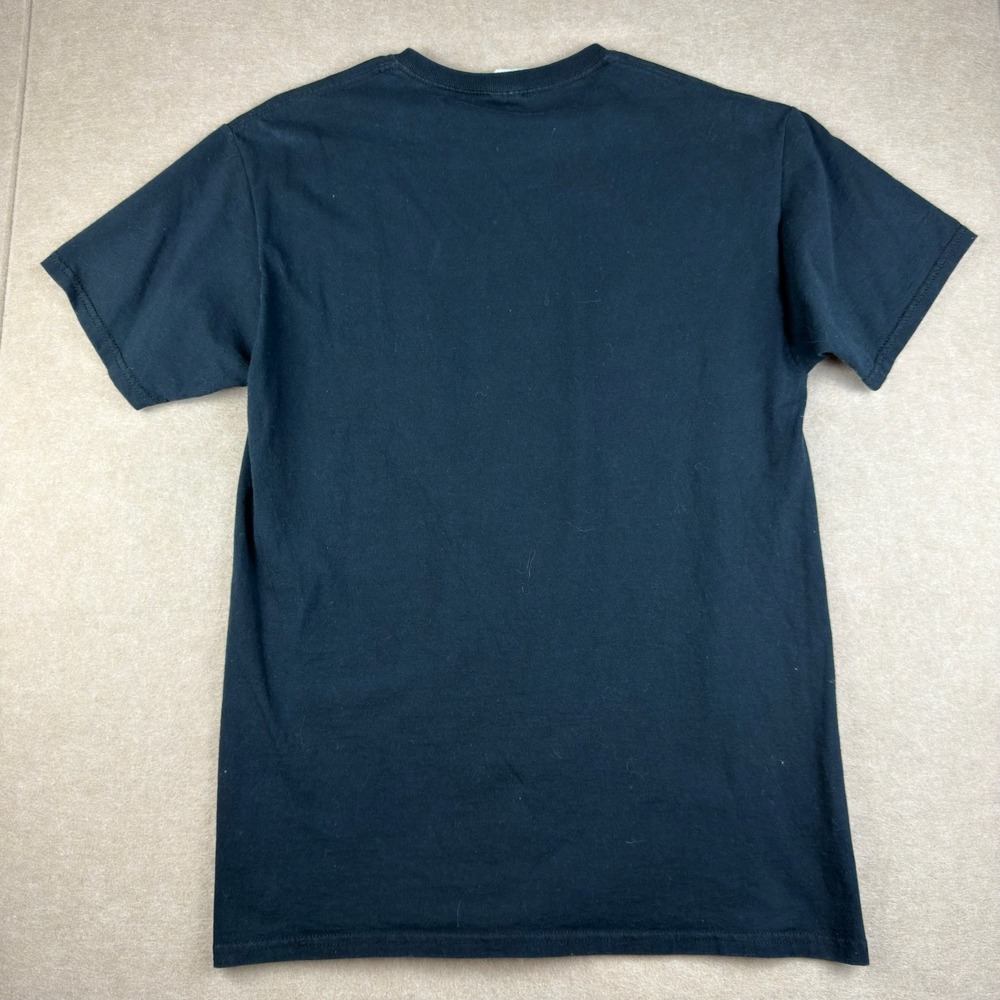 Fruit of the Loom Shirt Men M Black Football 16 Graphic Joe Montana Style Tee - Picture 2 of 7